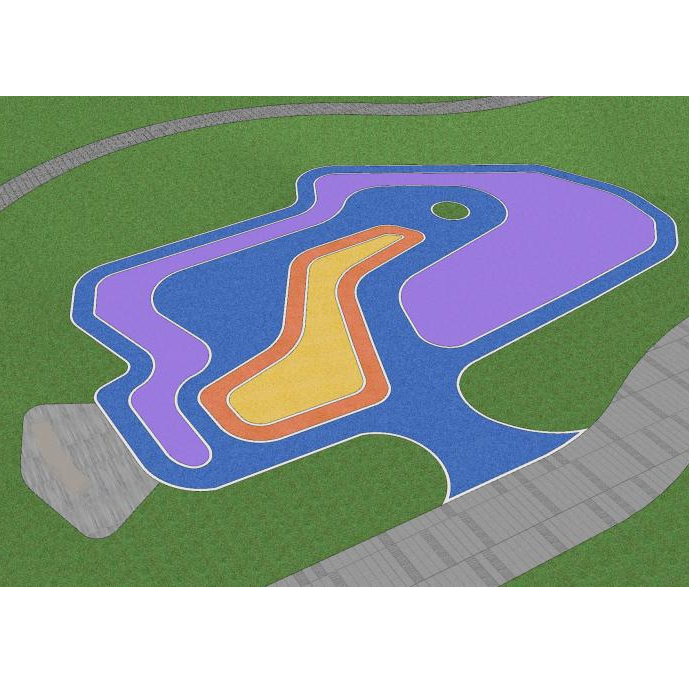 兒童游樂場塑膠地板實景圖6